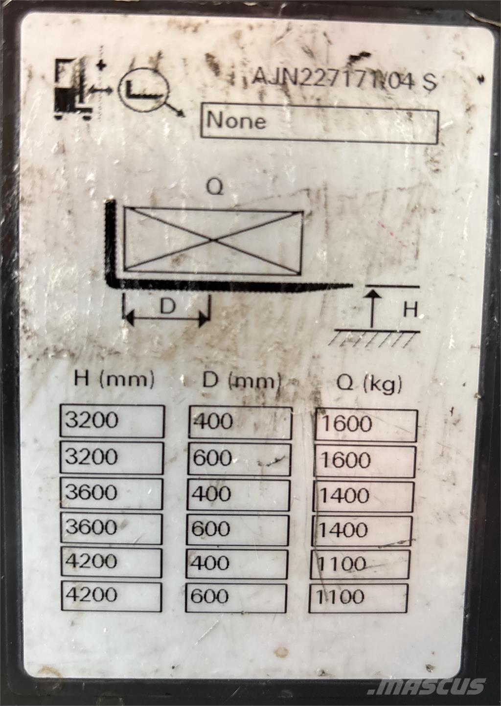 Atlet A160 Self propelled stackers
