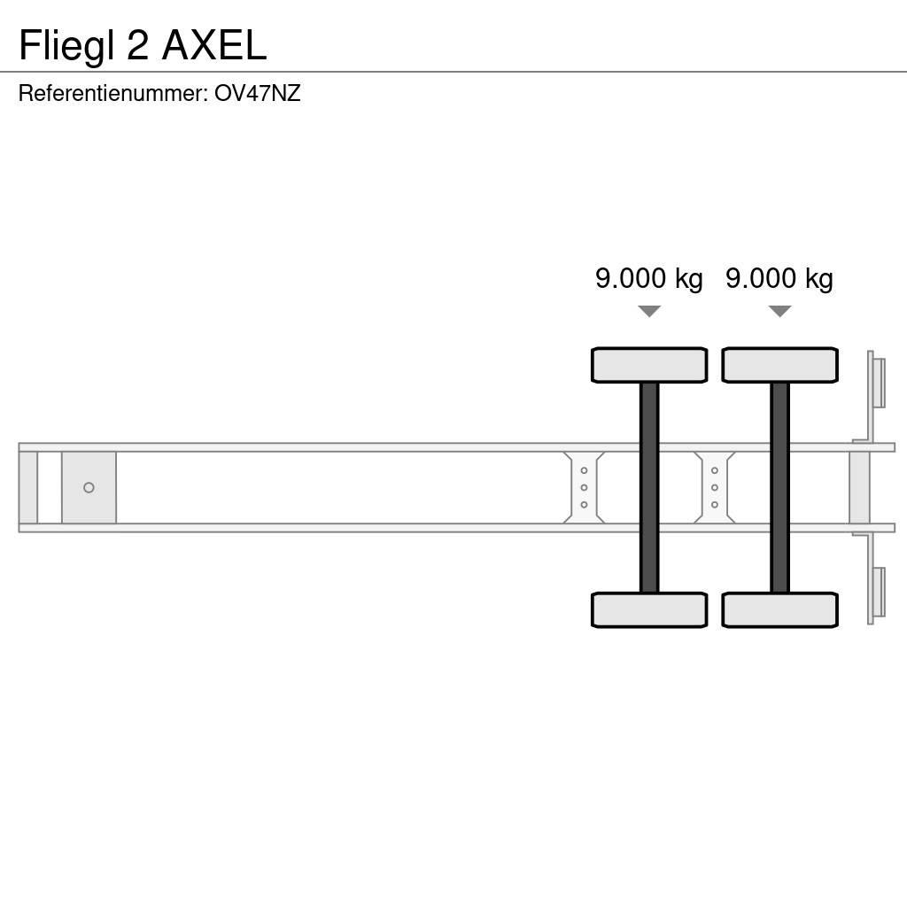 Fliegl 2 AXEL Low loader-semi-trailers