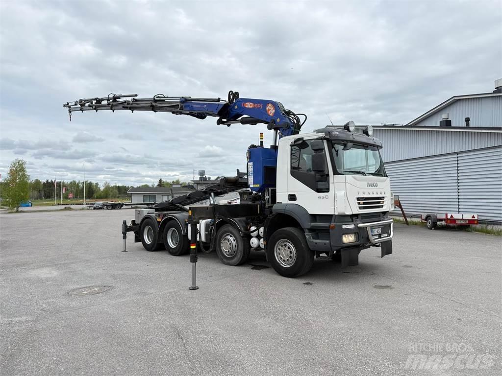 Iveco 410T45 8x4 Crane trucks