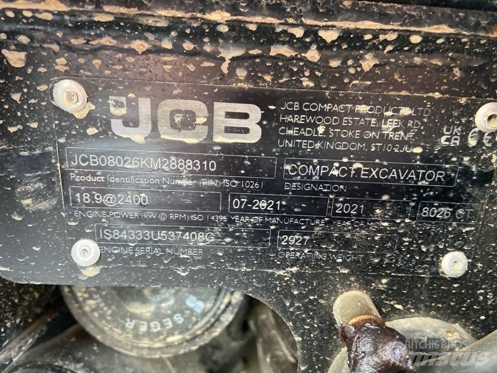 JCB 8026CTS Crawler excavators