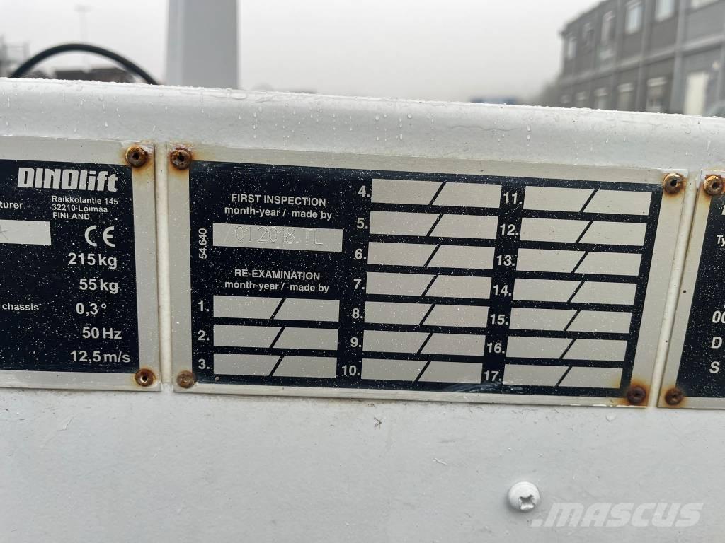 Dino 135 T Trailer mounted aerial platforms