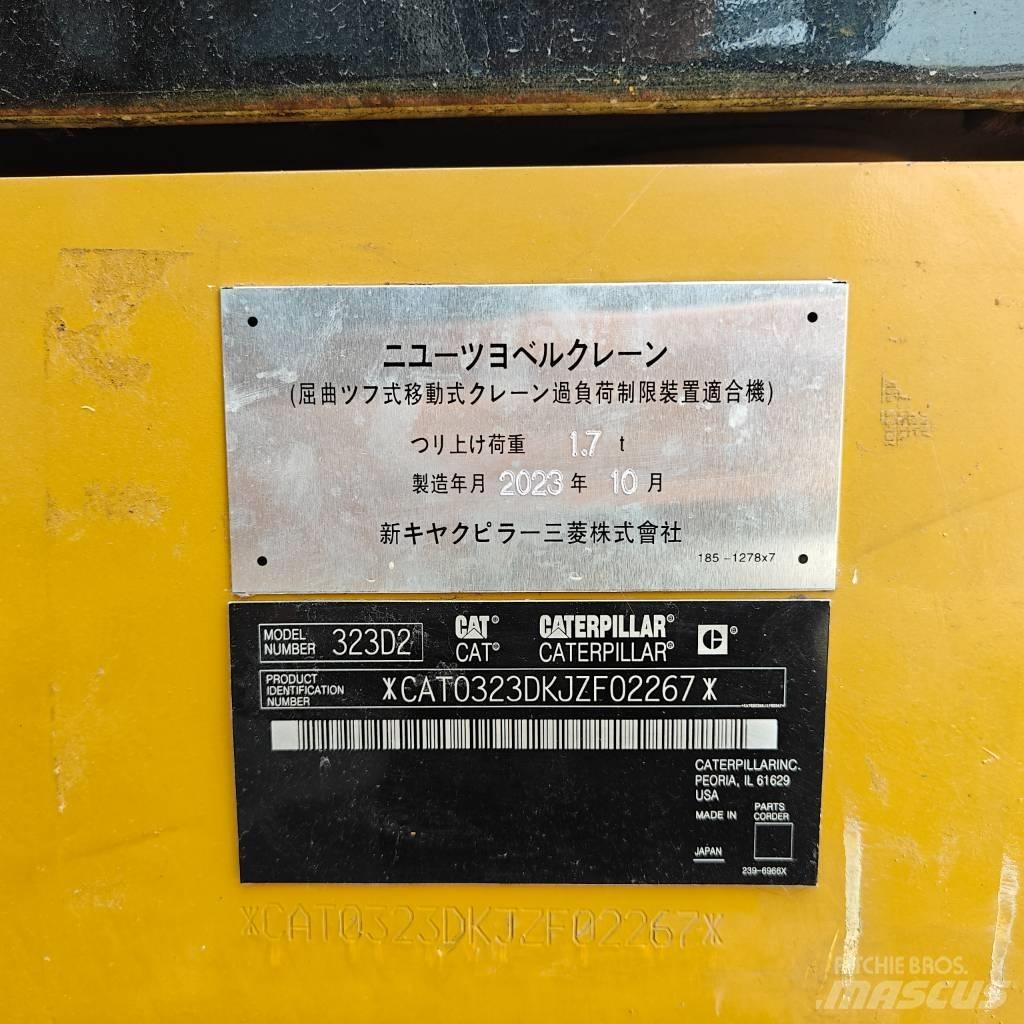 CAT 323 D L Crawler excavators