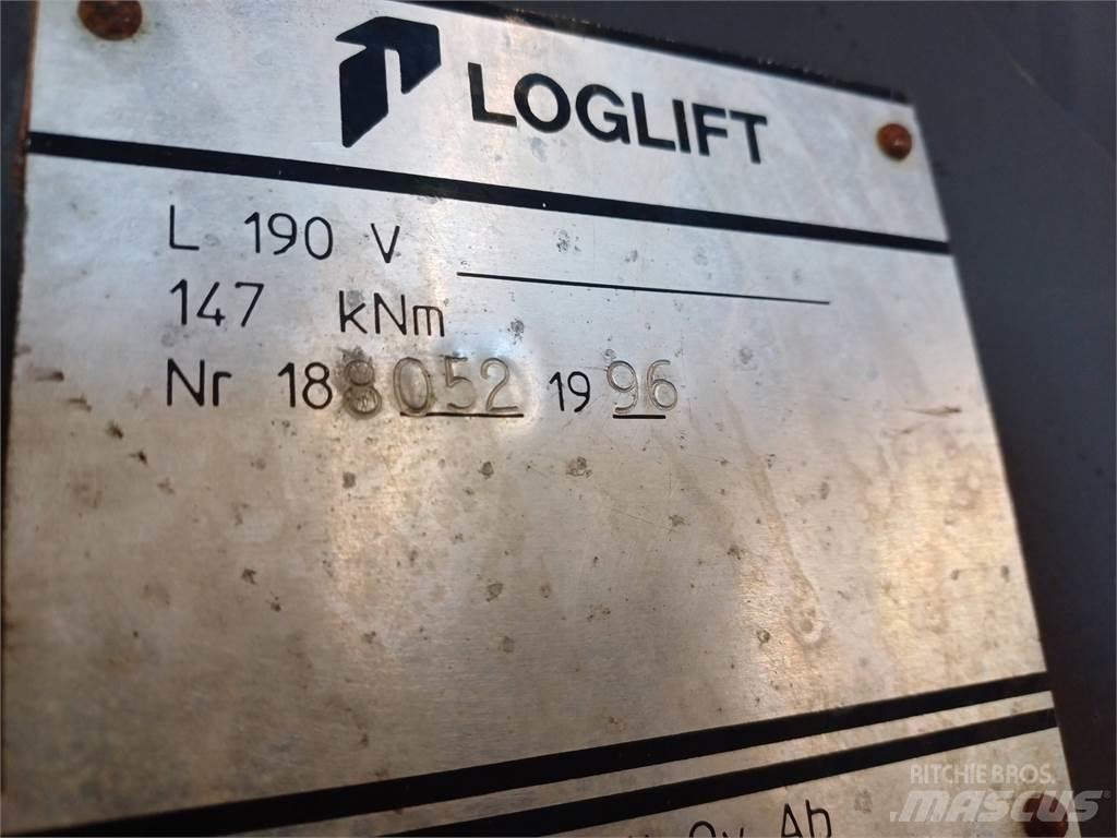 Loglift 190v Harvester cranes