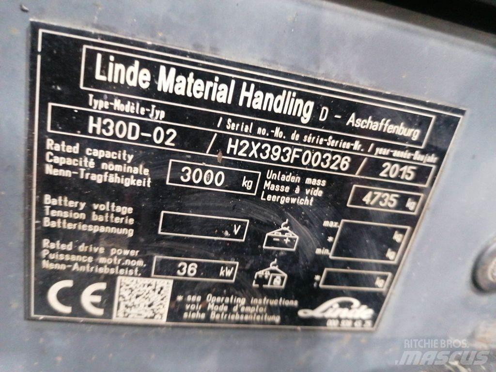 Linde H30D-02 Diesel trucks