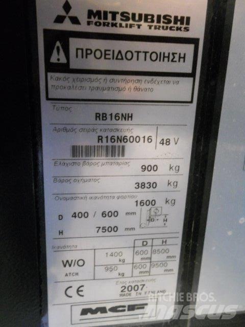 Mitsubishi RB16NH Reach trucks