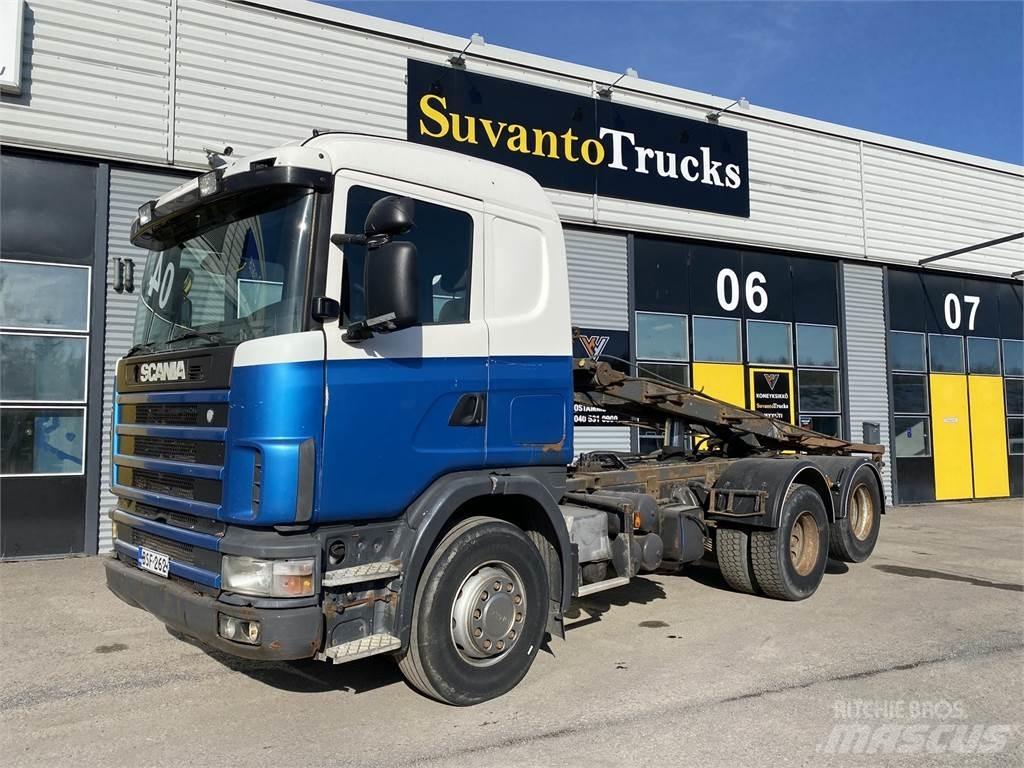 Scania R 124 6X2 Cable lift demountable trucks
