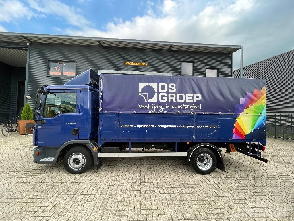 MAN TGL 7.190 Curtainsider trucks