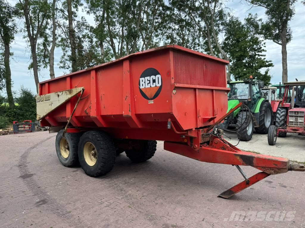 Beco Super 1000 Tipper trailers