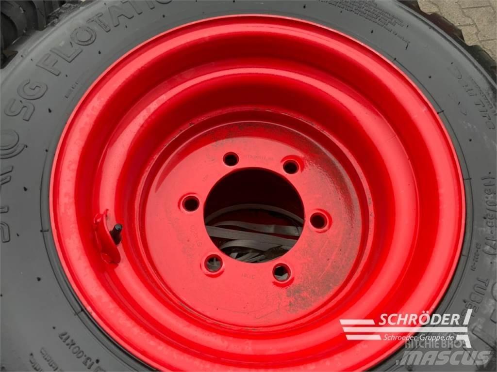  2X 380/55-17 Tyres, wheels and rims