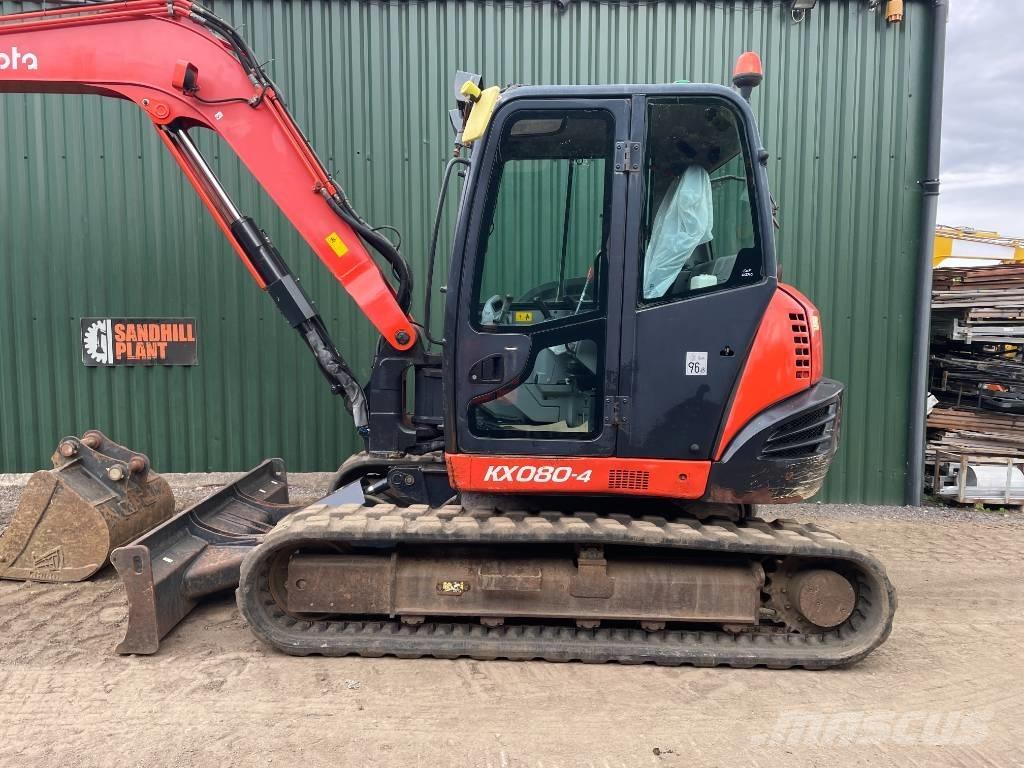 Kubota KX 080-4 Midi excavators  7t - 12t
