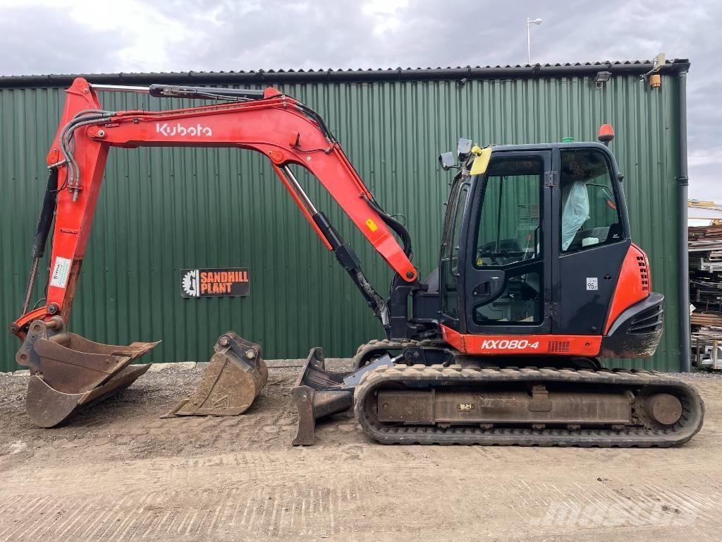 Kubota KX 080-4 Midi excavators  7t - 12t