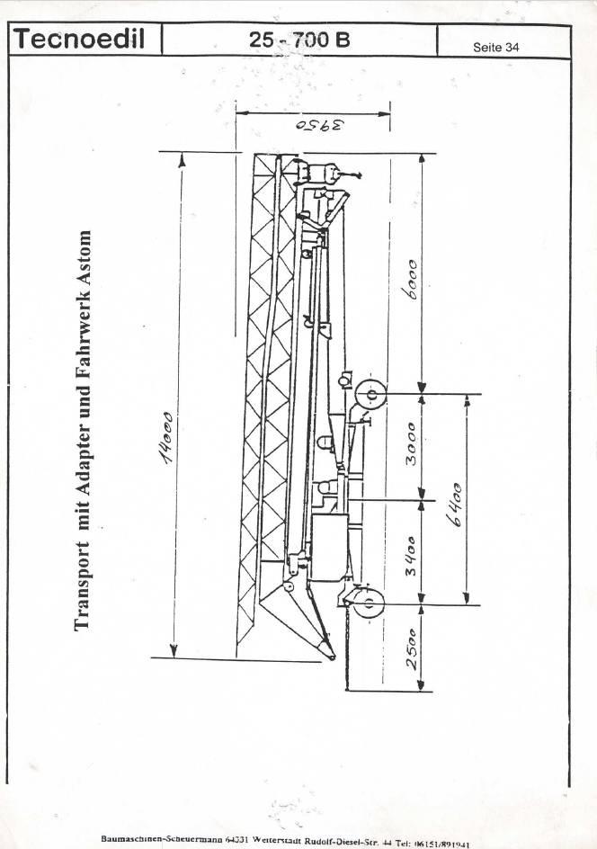 Tecnolift 3000 Self erecting cranes