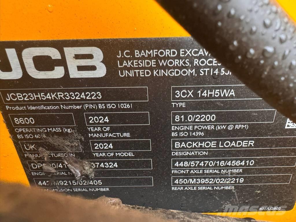 JCB 3 CX Backhoe loaders