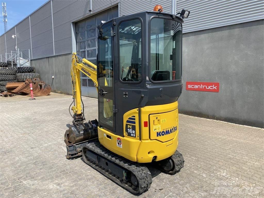 Komatsu PC16R-3 Wheeled excavators