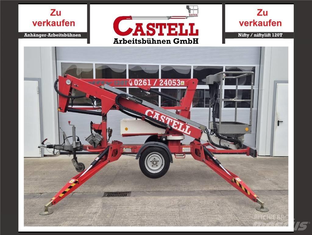 Niftylift 120 T Trailer mounted aerial platforms