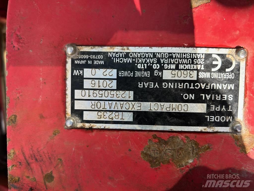 Takeuchi TB 235 Mini excavators < 7t (Mini diggers)