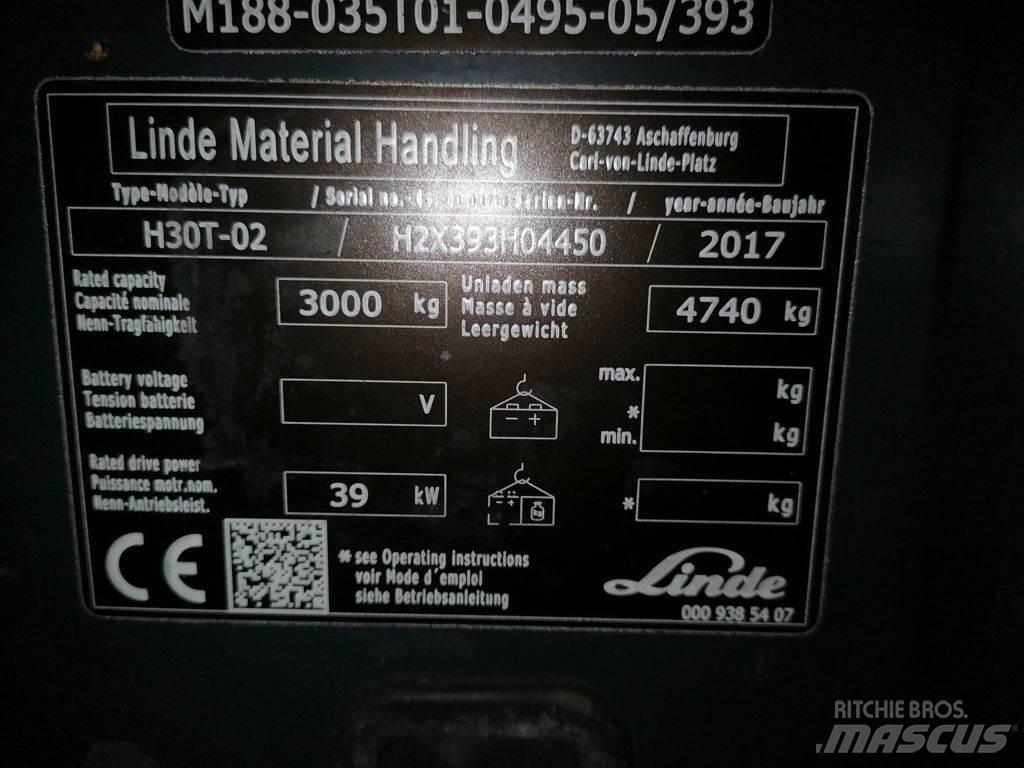Linde H30T-02 LPG trucks
