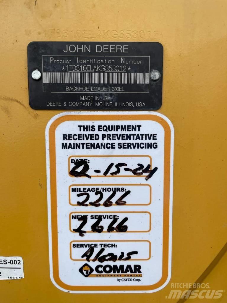 John Deere 310L EP Backhoe loaders