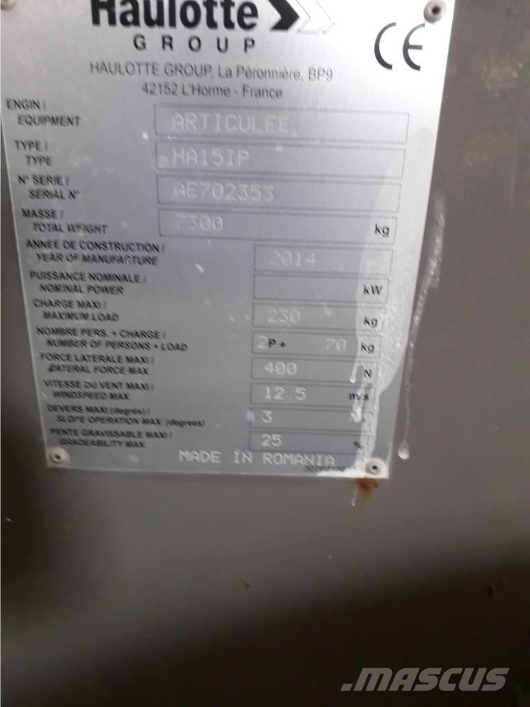 Haulotte HA 15 IP Articulated boom lifts