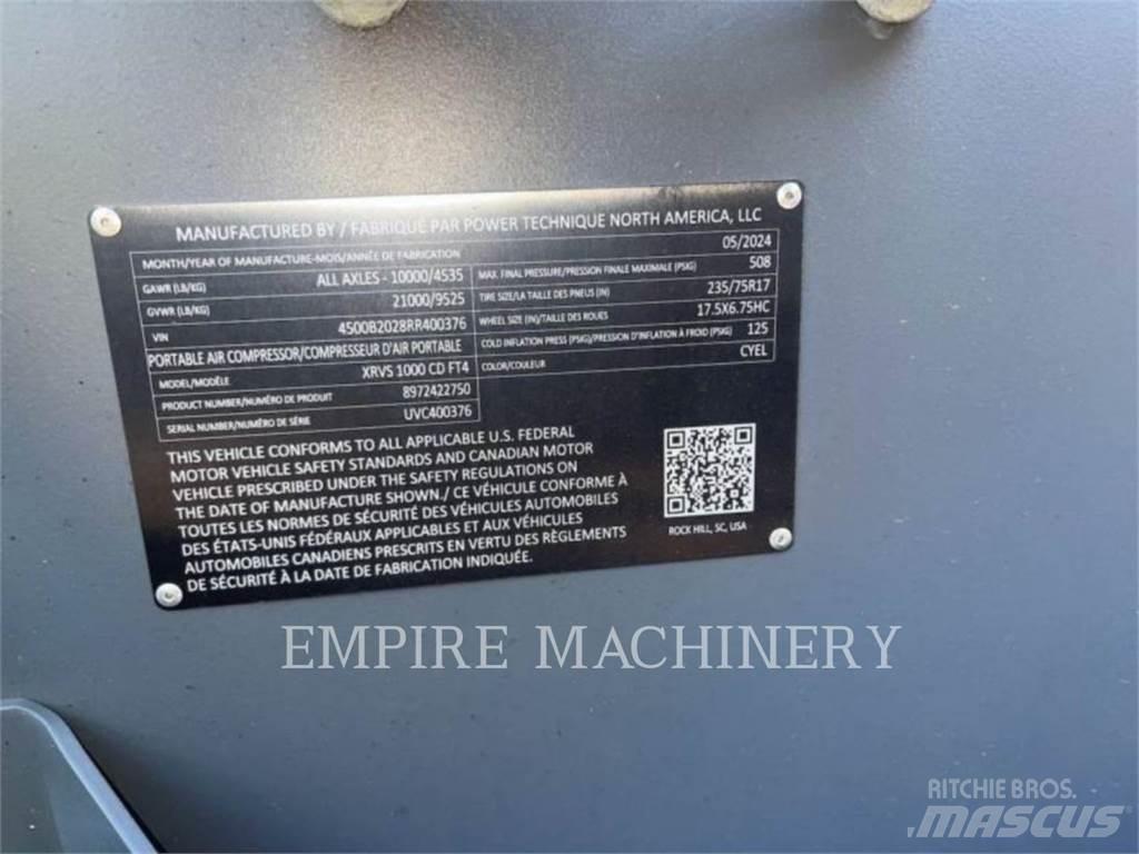 Atlas Copco XRVS1000CD Compressors