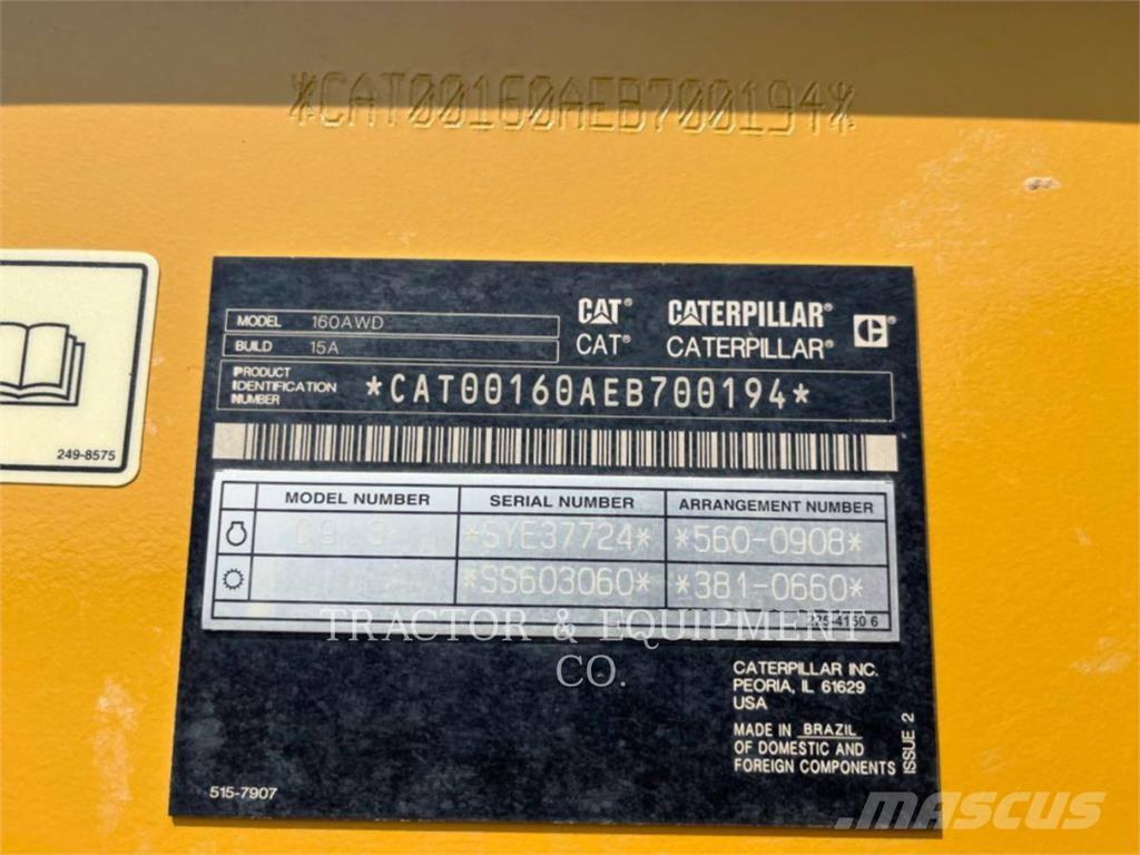 CAT 160 AWD Graders