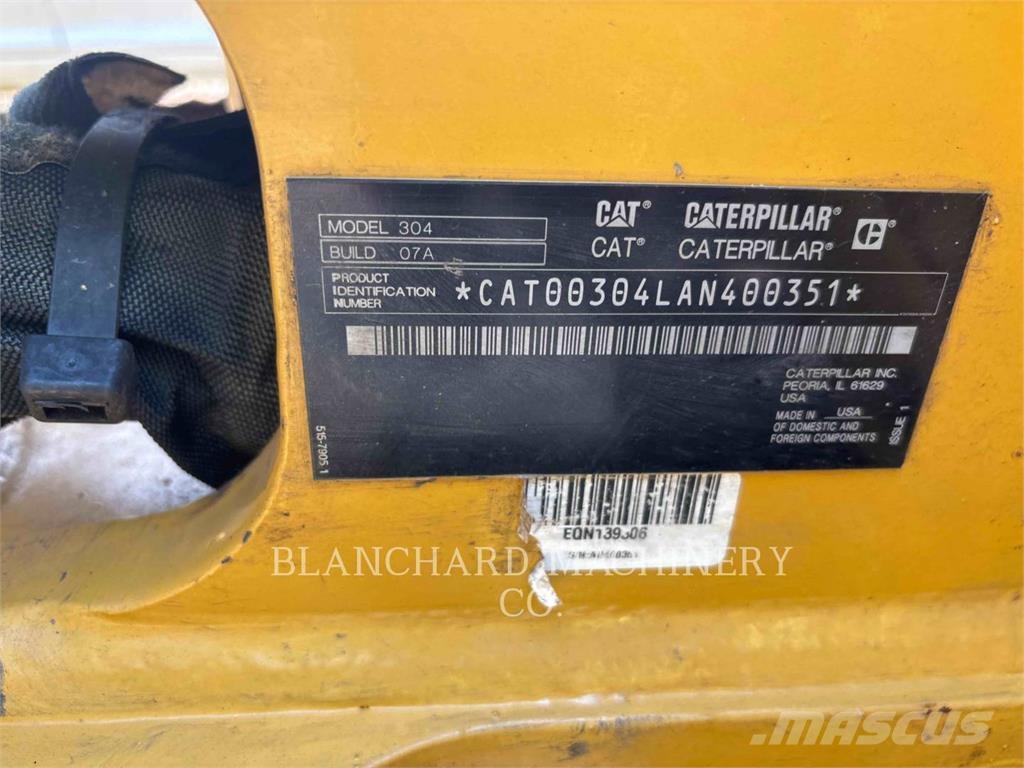 CAT 304 Crawler excavators