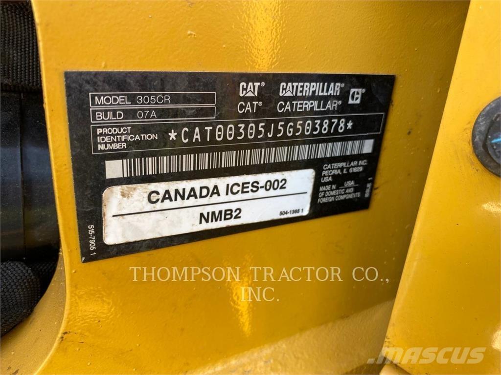 CAT 305 CR Crawler excavators