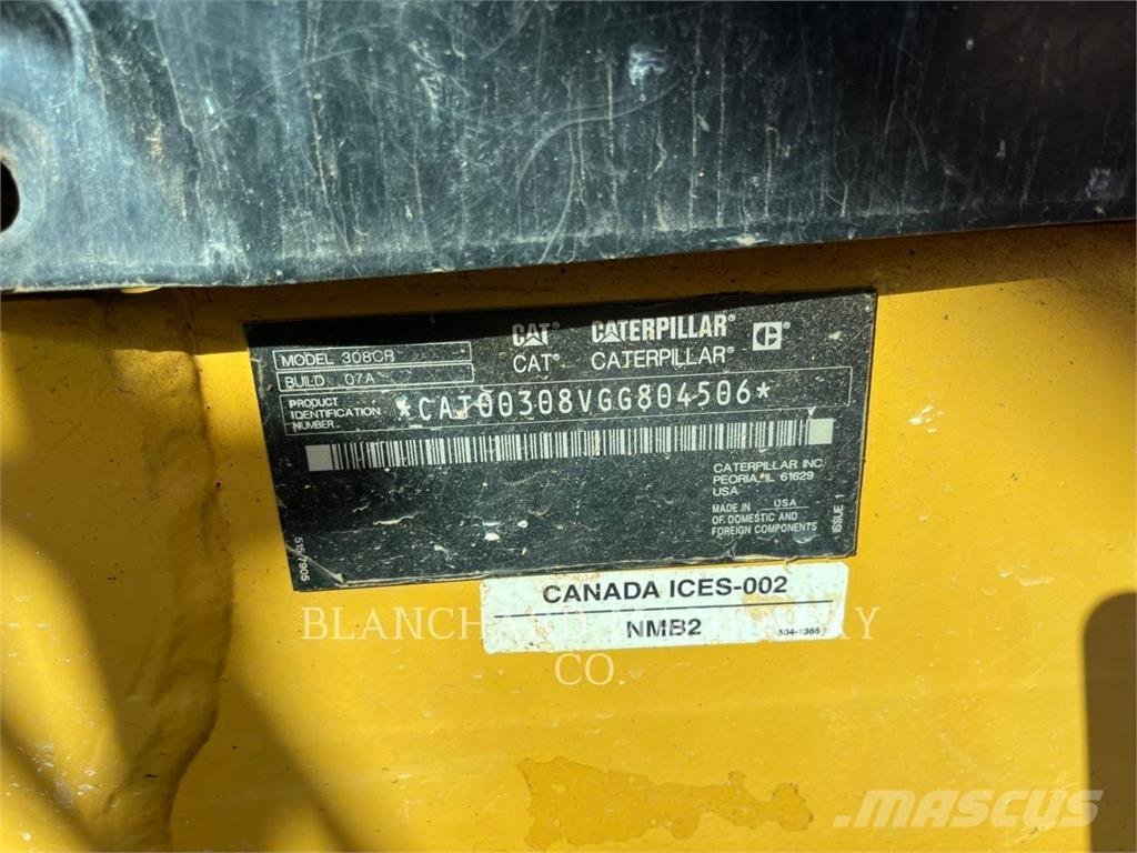 CAT 308CR Crawler excavators