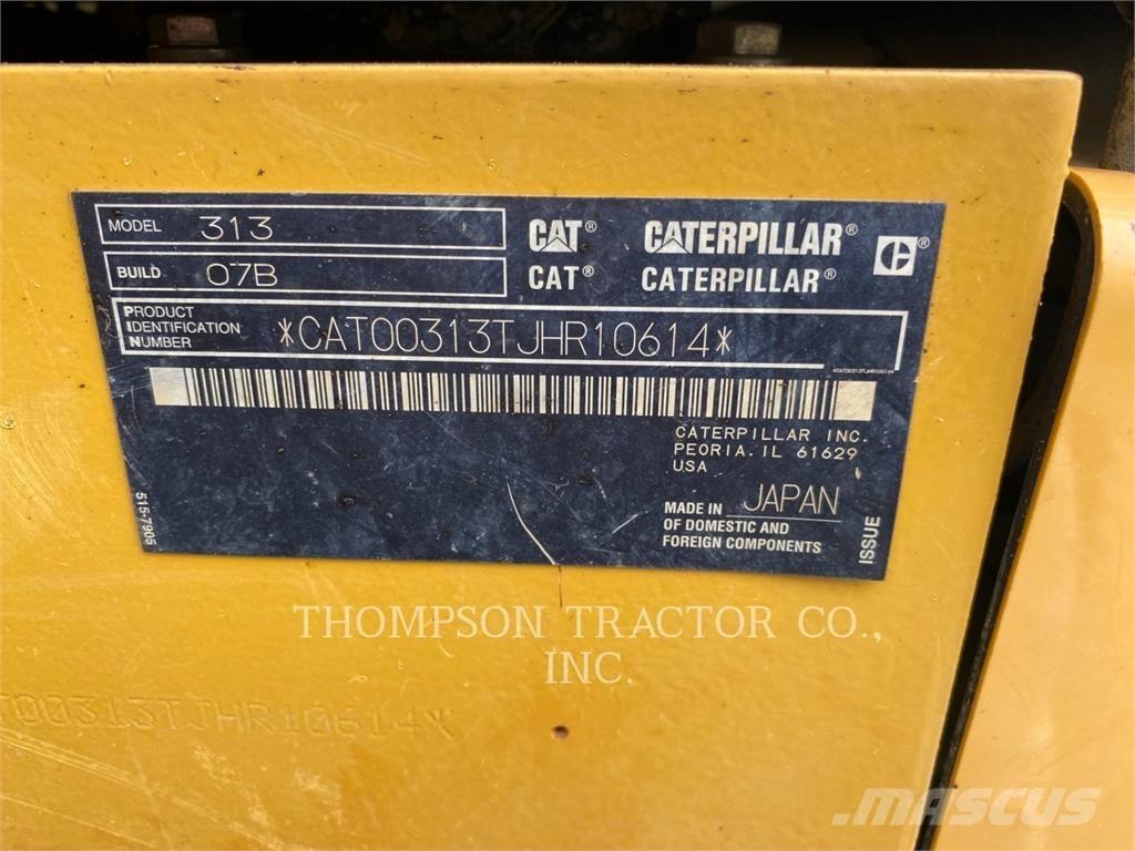 CAT 313 Crawler excavators