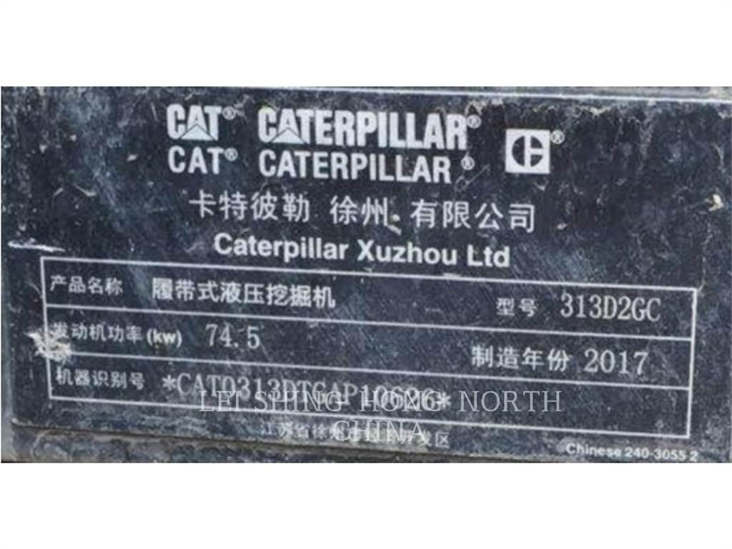 CAT 313D2GC Crawler excavators