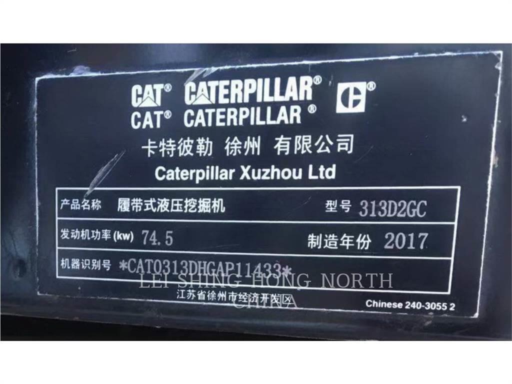 CAT 313D2GC Crawler excavators
