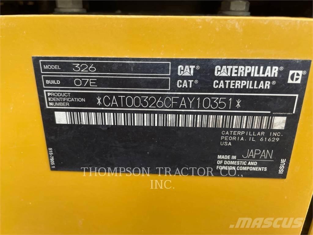 CAT 326 Crawler excavators