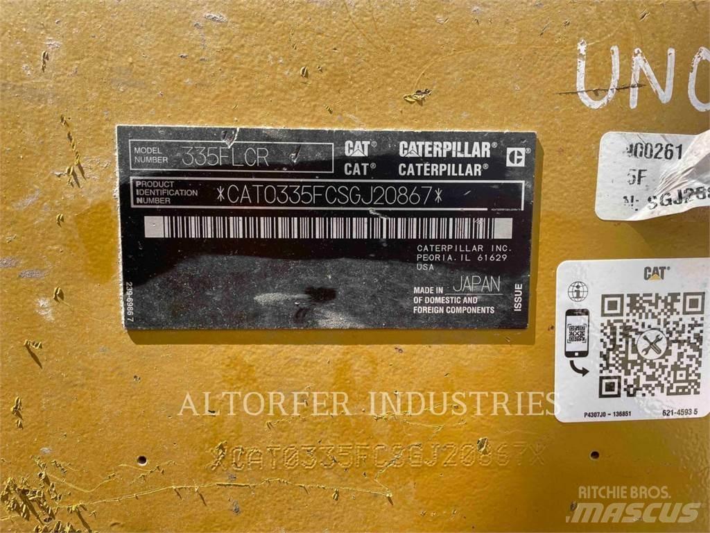 CAT 335F LCR Crawler excavators