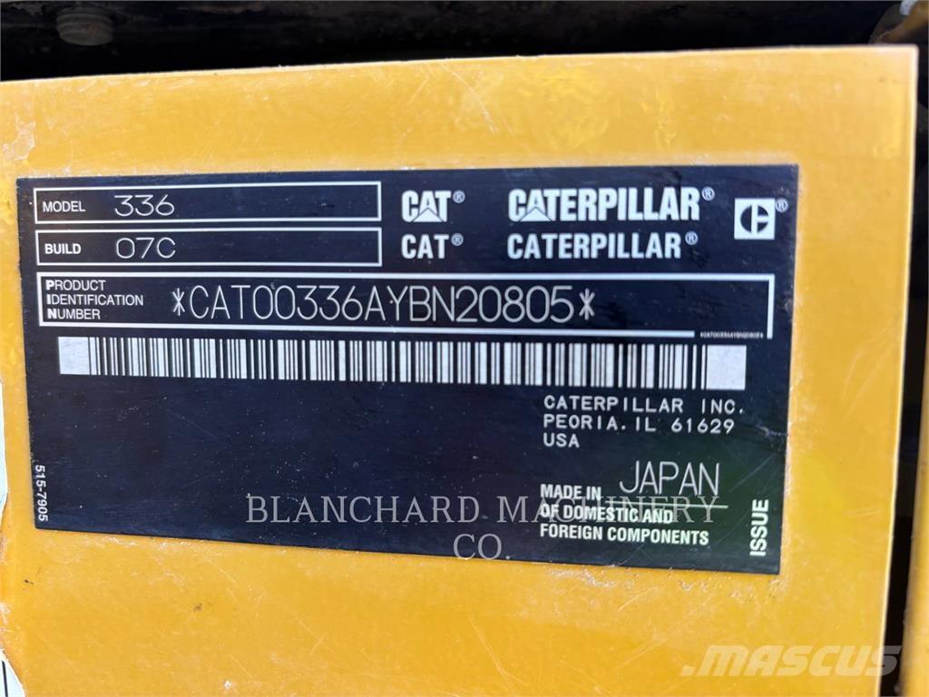 CAT 336 Crawler excavators