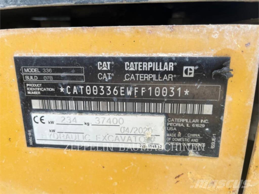 CAT 336-07B Crawler excavators