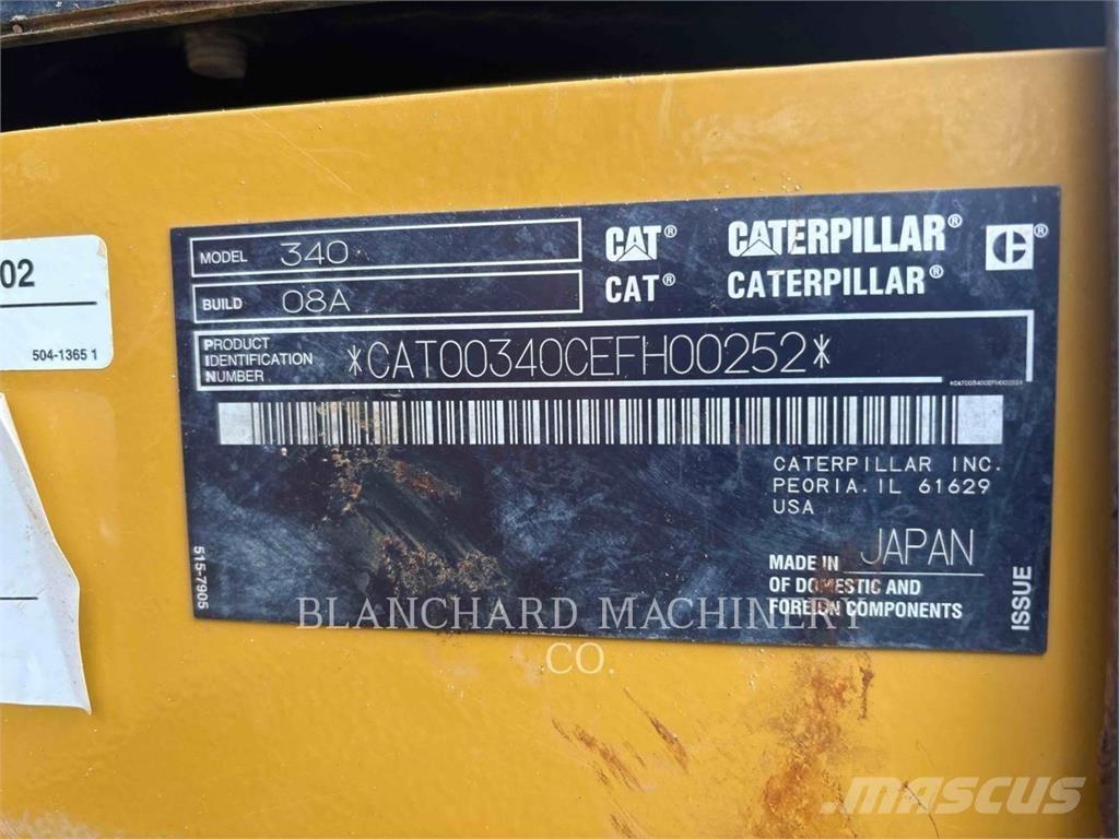 CAT 340 Crawler excavators