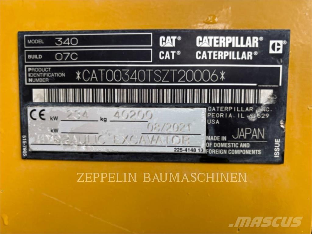 CAT 340-07A Crawler excavators
