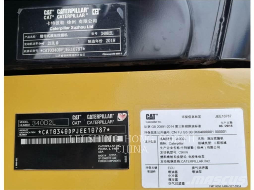 CAT 340D2L Crawler excavators