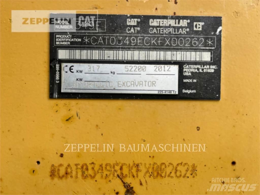CAT 349EL Crawler excavators