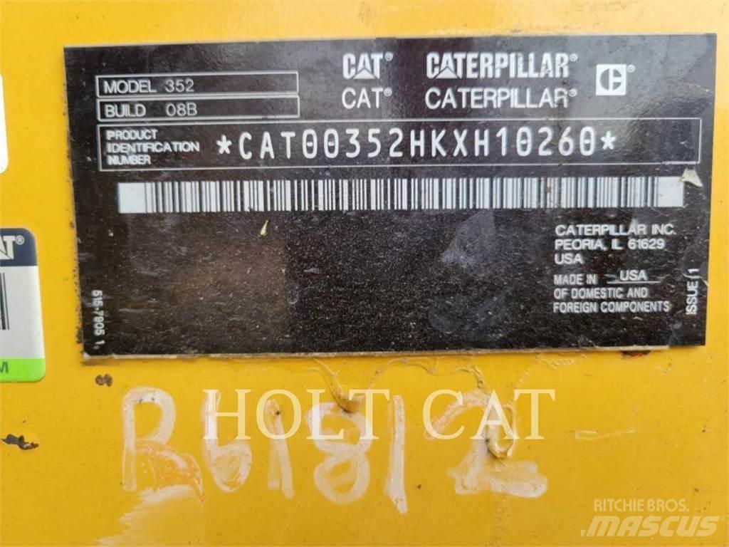 CAT 352 12 TC Crawler excavators