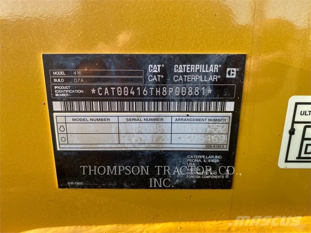 CAT 416 Backhoe loaders