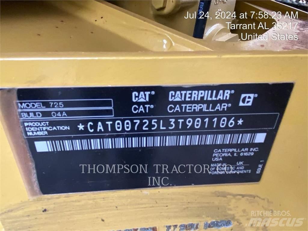 CAT 725 Articulated Dump Trucks (ADTs)