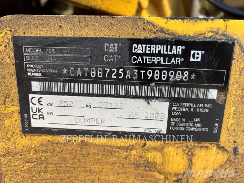 CAT 725-04A Articulated Dump Trucks (ADTs)