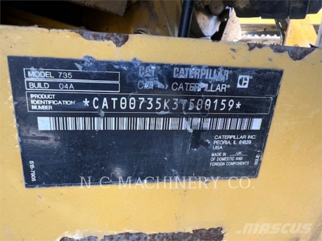 CAT 735 Articulated Dump Trucks (ADTs)
