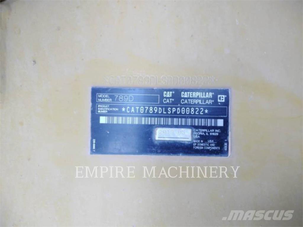 CAT 789D Articulated Dump Trucks (ADTs)