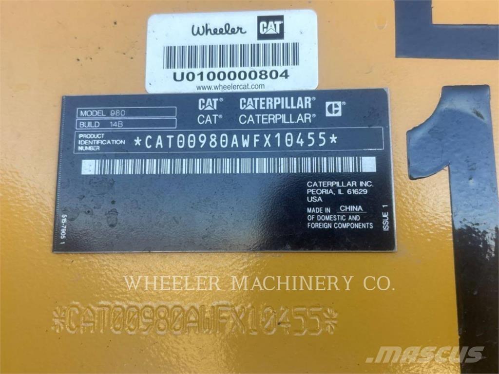 CAT 980 Wheel loaders