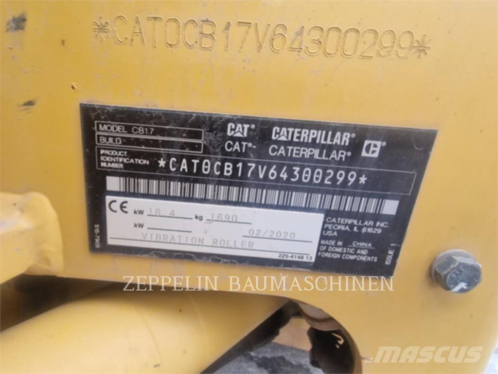 CAT CB1.7 Soil compactors