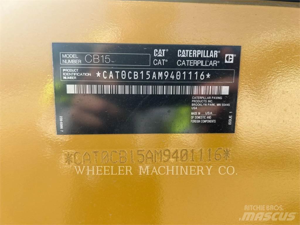 CAT CB15 CW VV Twin drum rollers