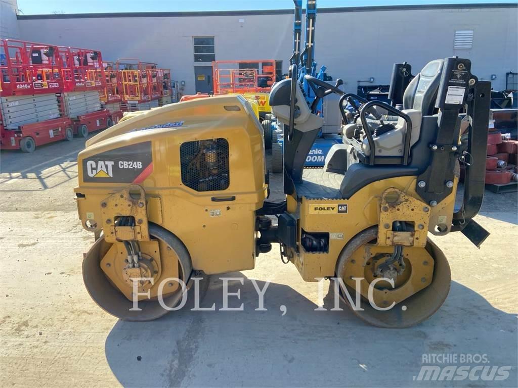 CAT CB24B Twin drum rollers