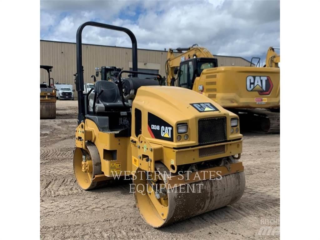CAT CB24B Twin drum rollers